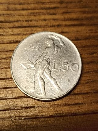Monete italiane 50 lire