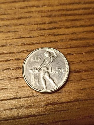 Monete italiane 50 lire