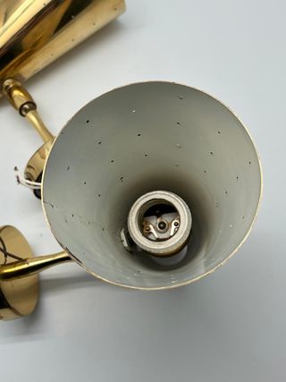 Pareja de apliques dorados Metal Arte SXX