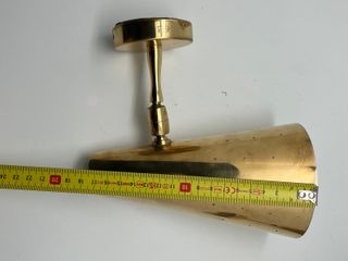 Pareja de apliques dorados Metal Arte SXX