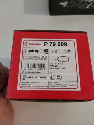 Pastillas freno Vitara 