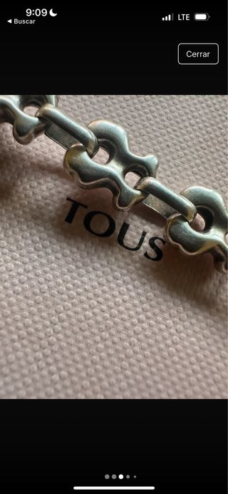 Pulsera carrusel tous mide 17 cm aproximadamente