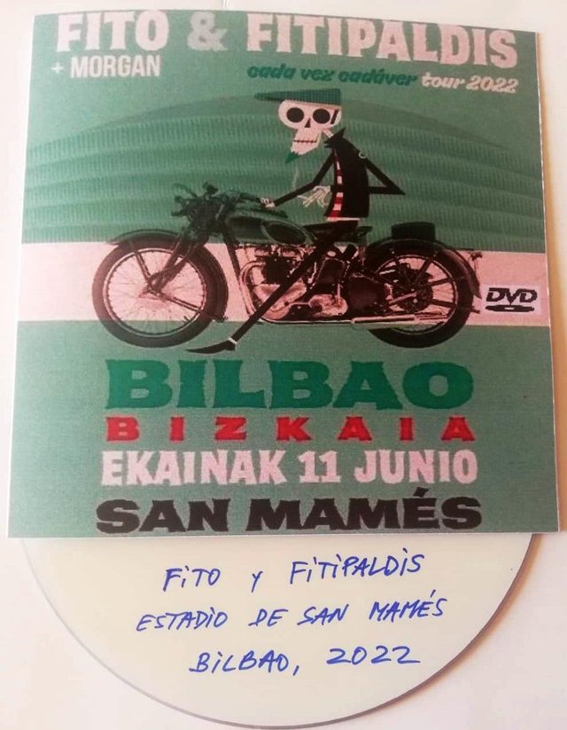 FITO Y FITIPALDIS, ESTADIO DE SAN MAMÉS 2022, DVDR