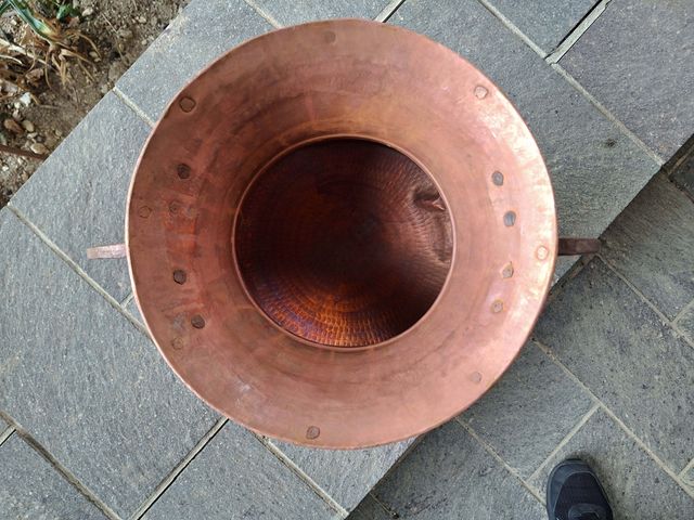 Antica conca abruzzese in rame