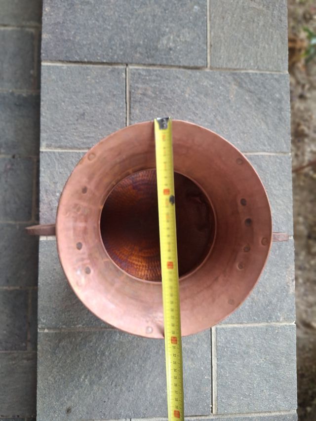 Antica conca abruzzese in rame