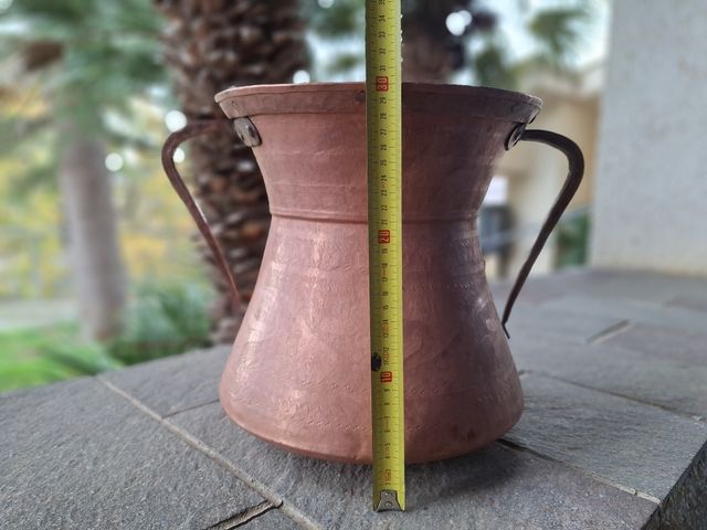 Antica conca abruzzese in rame