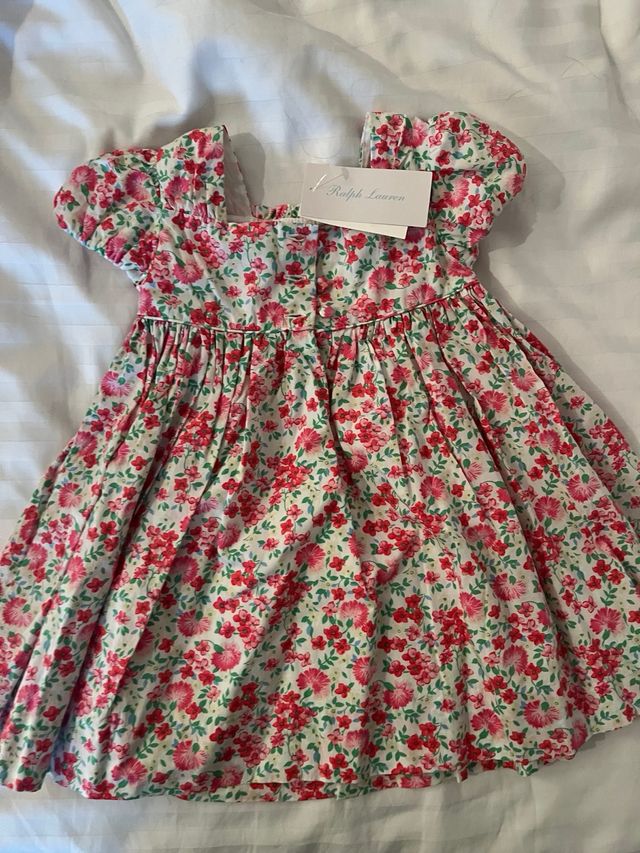 Vestido Nuevo Ralph Lauren 12meses