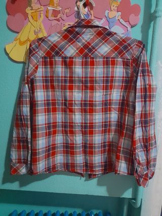 Camisa cuadros mujer