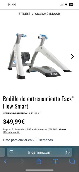Rodillo Tacx Smart Flow S