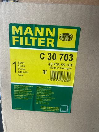 Filtro de aire camión