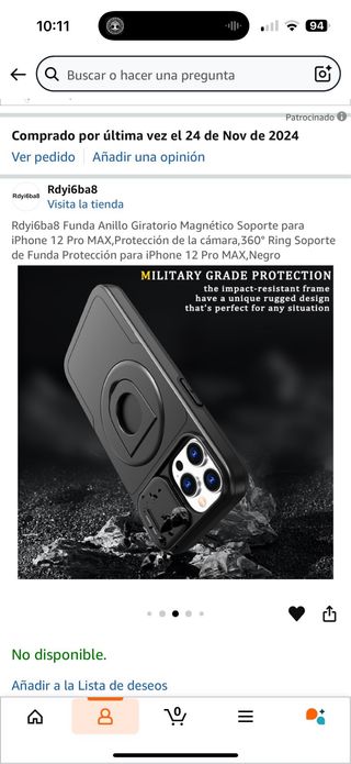 Funda iphone 12 pro max