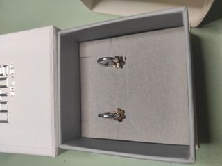 Pendientes Lotus flores plata de ley 925 