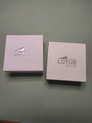 Pendientes Lotus flores plata de ley 925 