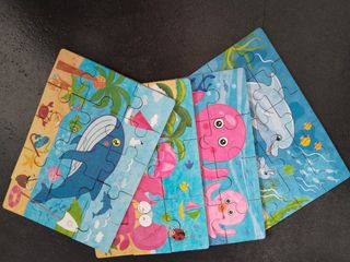 Puzzle animales del mar