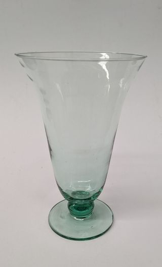 Vaso trasparente verde