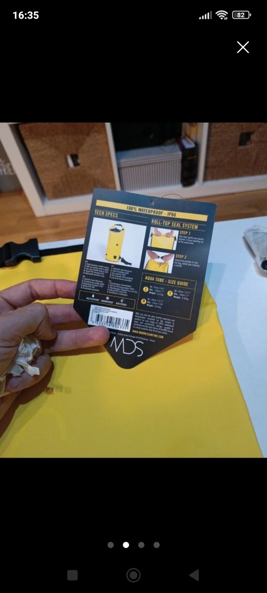 Bolsa estanca 5 litros.