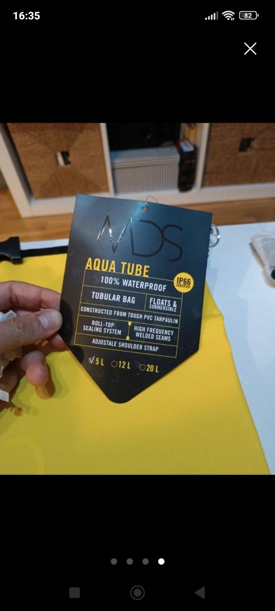 Bolsa estanca 5 litros.