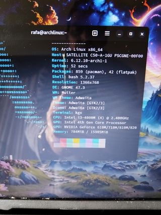 Ordenador portátil TOSHIBA
