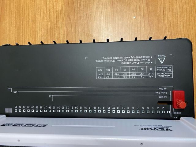 Perforadora 34 agujeros