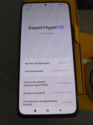 Poco F3 256GB 5G Nero notturno 