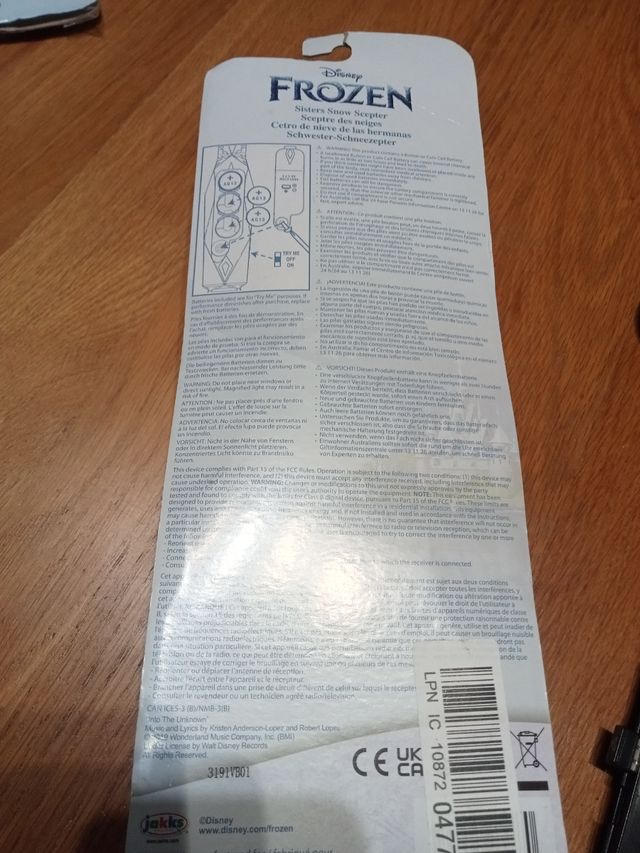 Disney. Cetro de Frozen musical