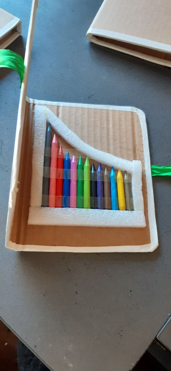 3 Carpetas: Lápices,ceras,rotuladores etc.