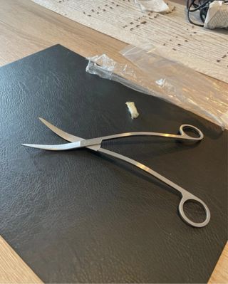 Tijeras curvas 25 cm para plantas de acuario