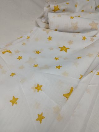 Tejido estampado para cortinas