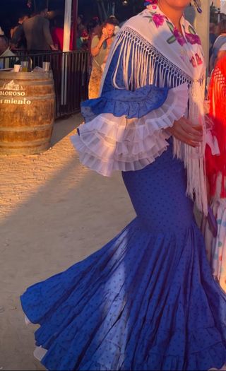 Vestido flamenca mujer
