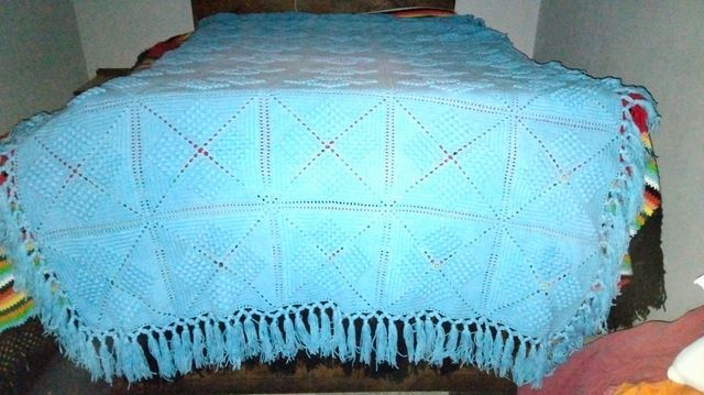 Colchas antiguas ganchillo