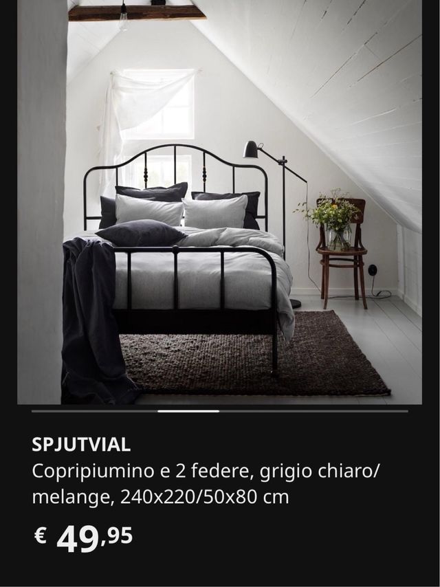 Copripiumino e federe Ikea