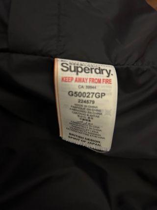 Chaqueta tipo bomber Superdry talla S