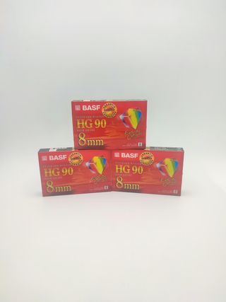 Cintas 8mm Basf nuevas