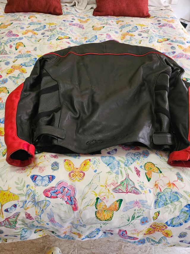 Chaqueta piel moto Alpinestar