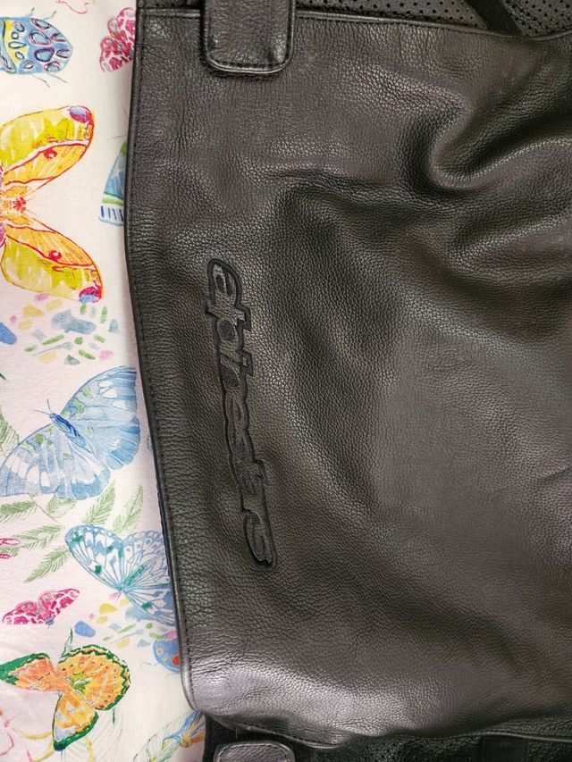 Chaqueta piel moto Alpinestar