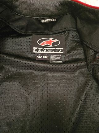 Chaqueta piel moto Alpinestar 