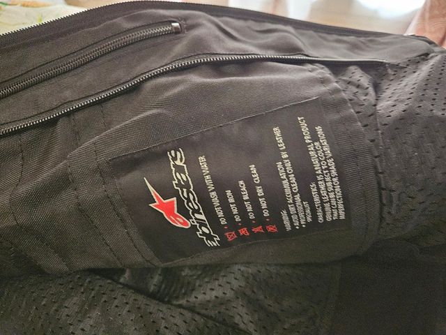 Chaqueta piel moto Alpinestar