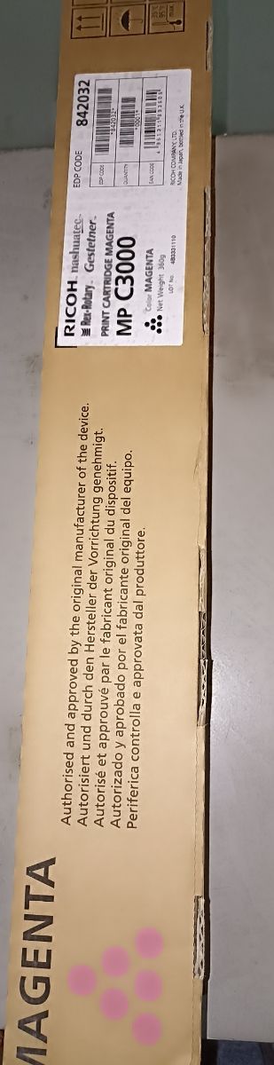 Toner Ricoh magenta MP C3000