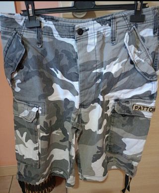 Pantaloni cargo corti uomo