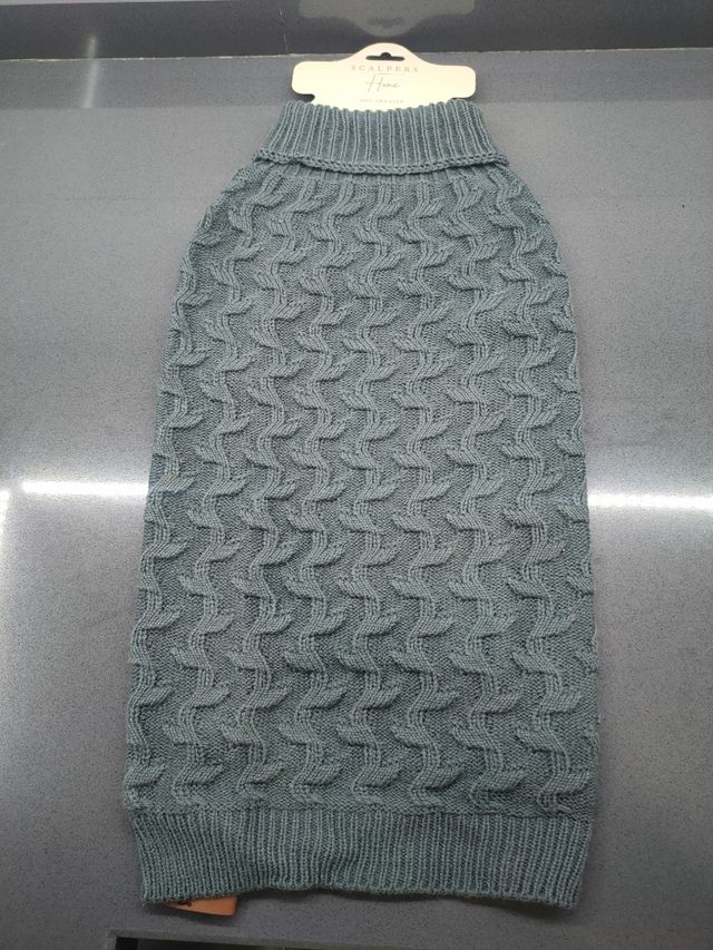 Suéter perro Scalpers gris talla L