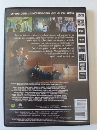 Películas trilogía Millennium en DVD