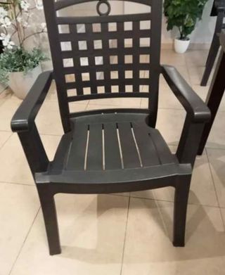 Conjunto de Mesa de exterior y cuatro sillas