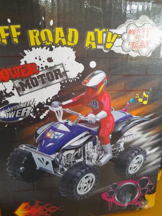 VEHÍCULO QUAD FRICCIÓN CON SONIDOS