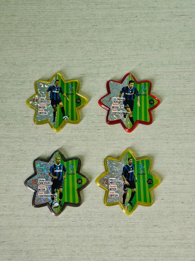 4 Football Stars edibas 2006/2007 Inter