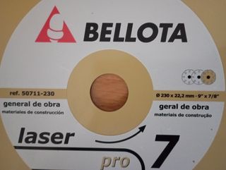 Disco de diamante BELLOTA LASER PRO 7