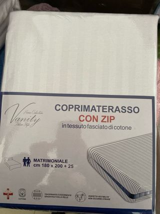 Coprimaterasso con zip