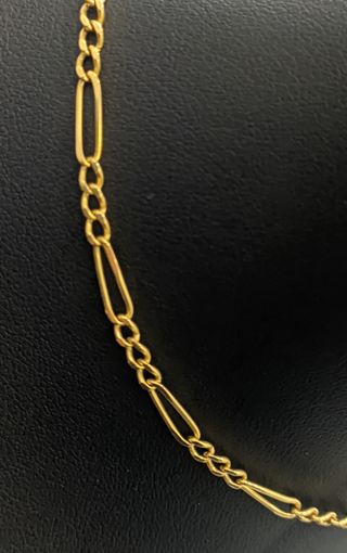 Cadena Bilbao 3x1 Oro 18K, 10 gr, 54cm.