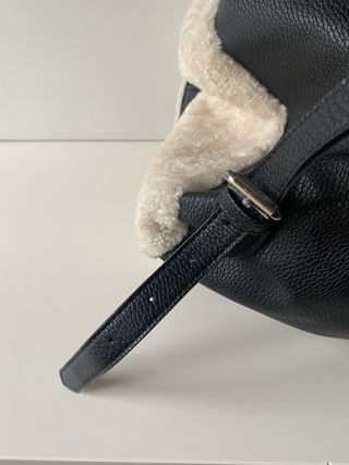 Mochila borreguito y cuero