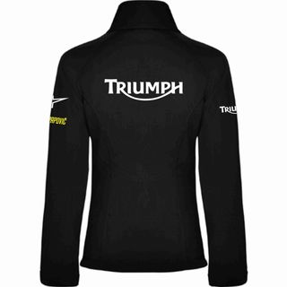 CHAQUETA MOTO CORTAVIENTOS SOFTSHELL TIPO TRIUMPH