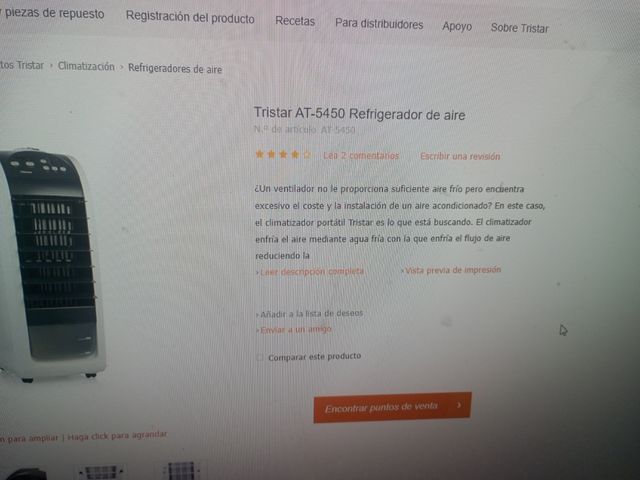 Refrigerador Tristar AT-5450